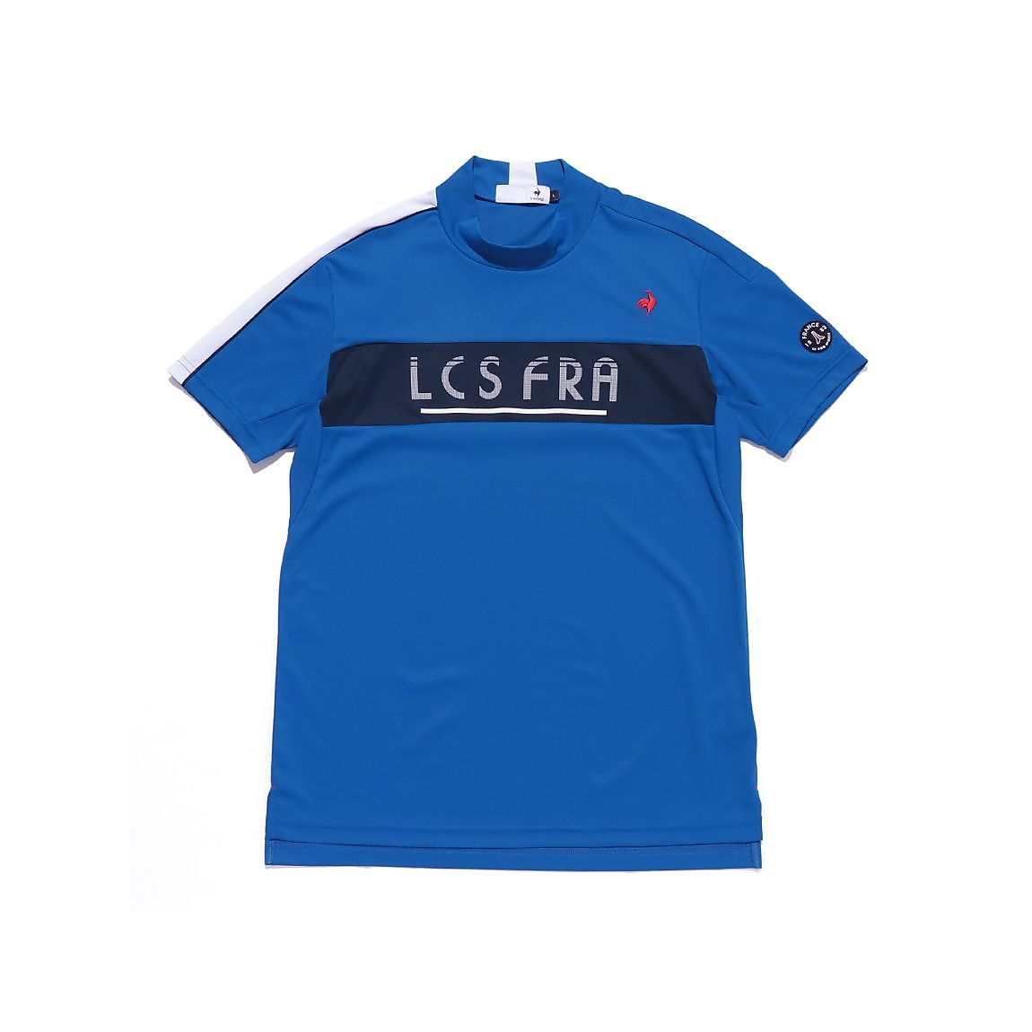 【ストレッチフォーサー】切替デザインモックネックシャツ