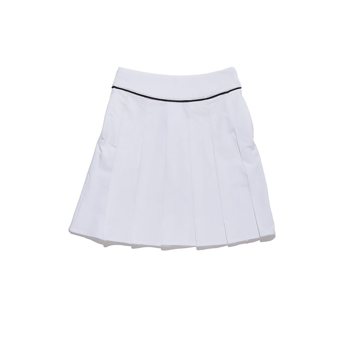 4wayストレッチ プリーツロングスカート