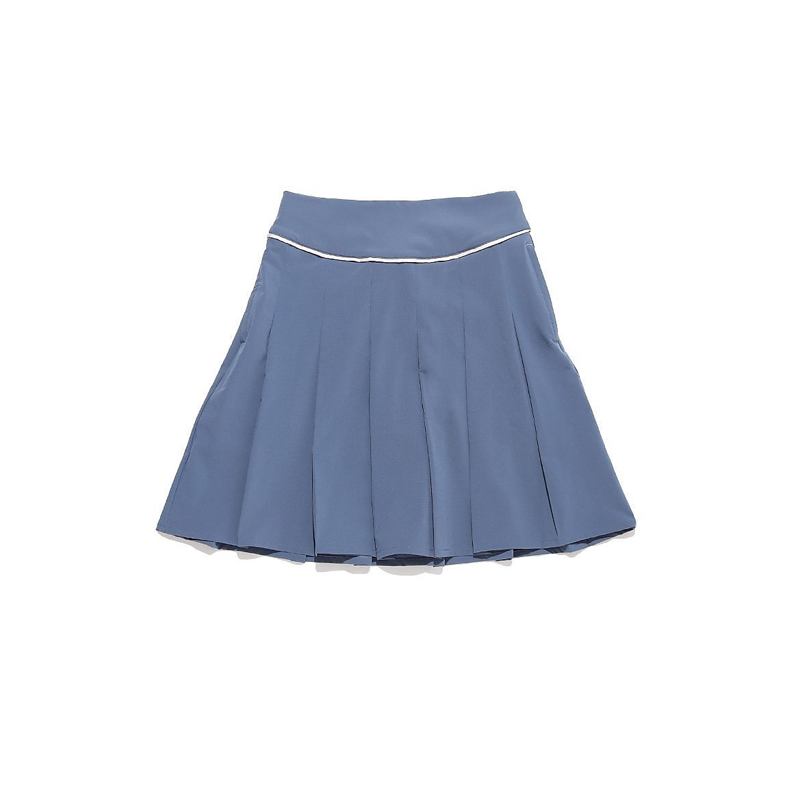 4wayストレッチ プリーツロングスカート