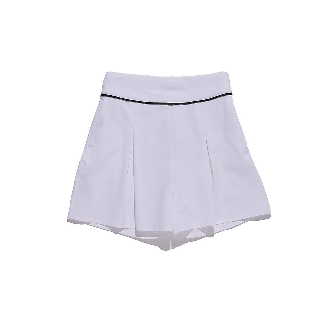 4wayストレッチ ハイウェストキュロット