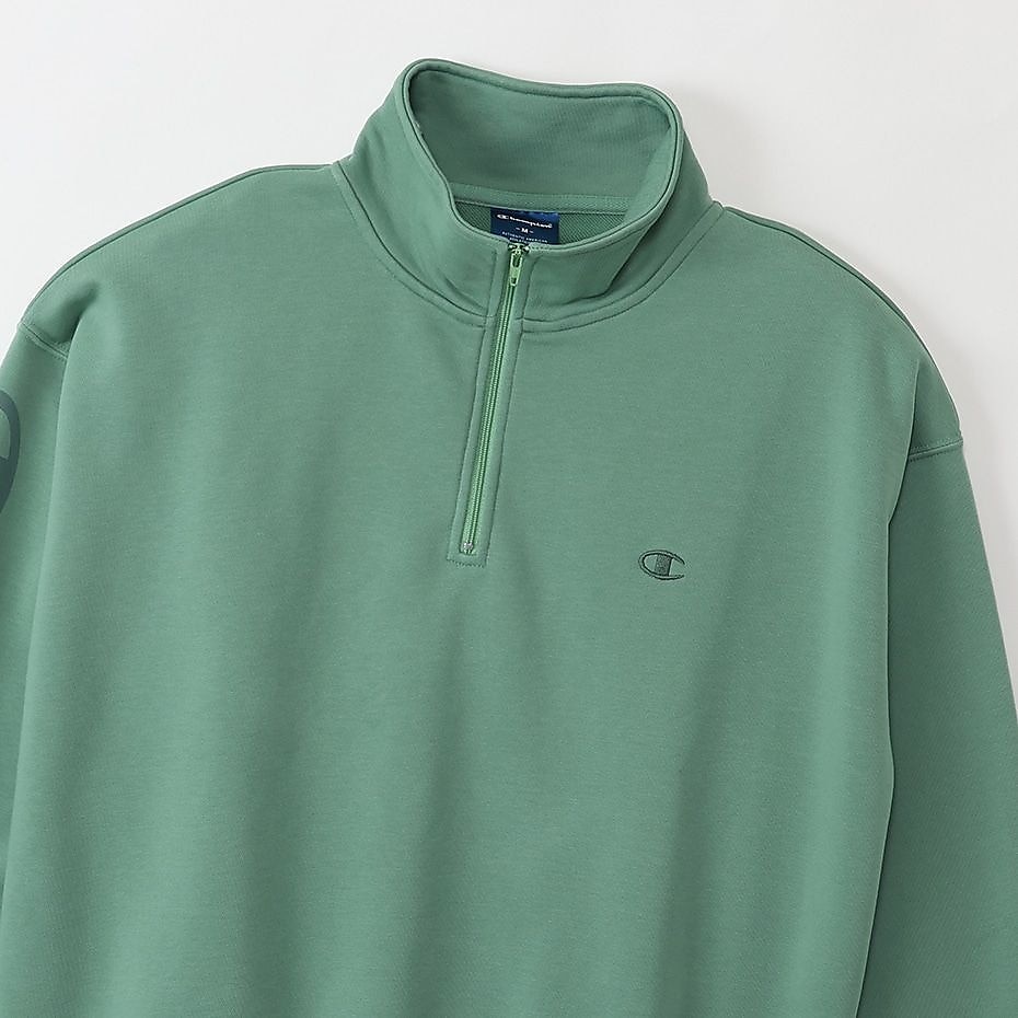 TW TERRY HALF ZIP SWEAT