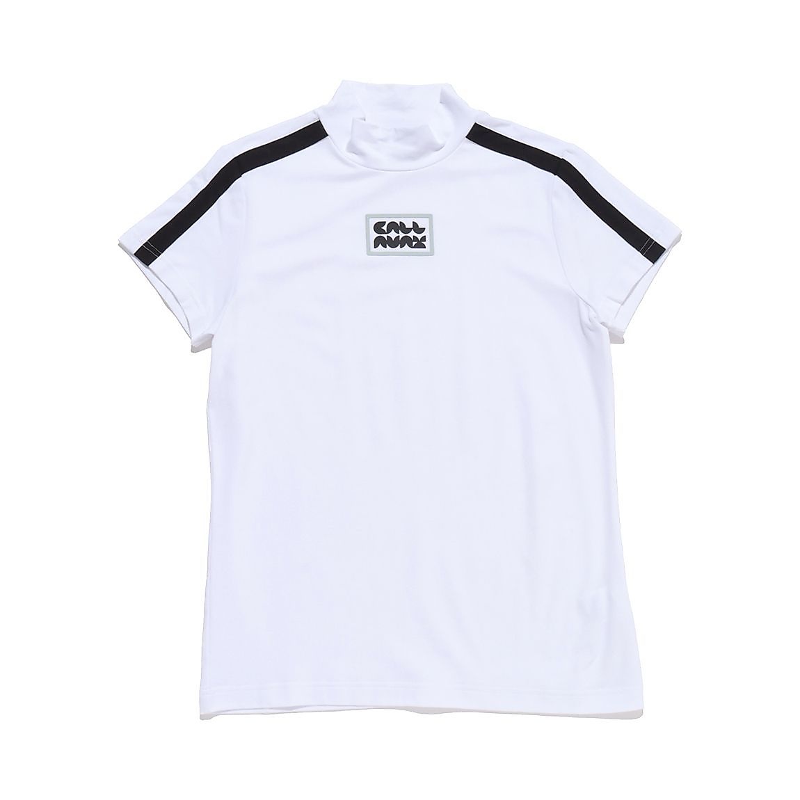 半袖モックネックシャツ