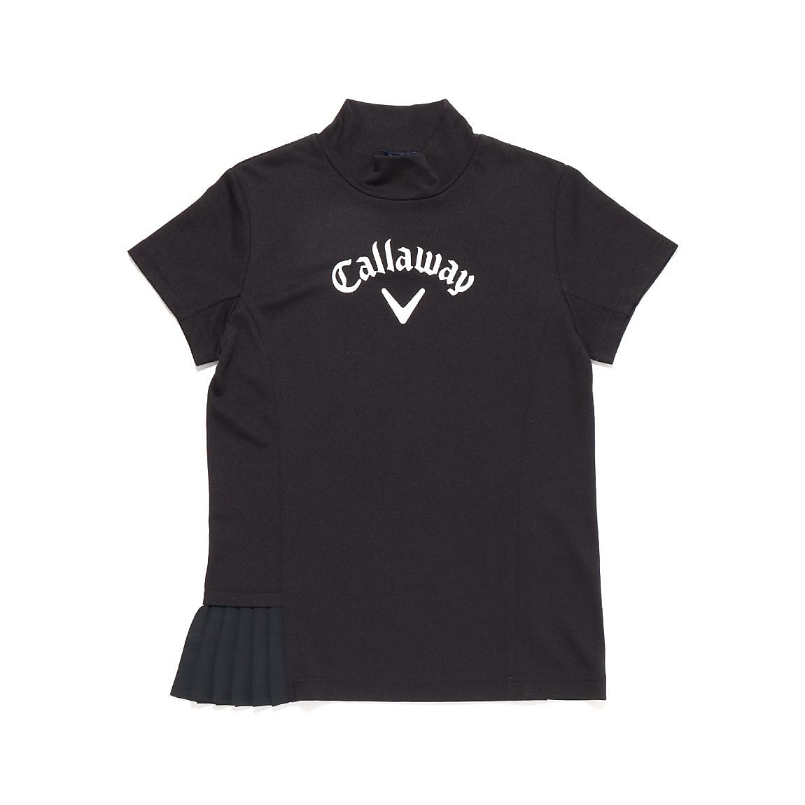 半袖モックネックシャツ