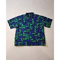 PRINT SLANT S/S SHIRT