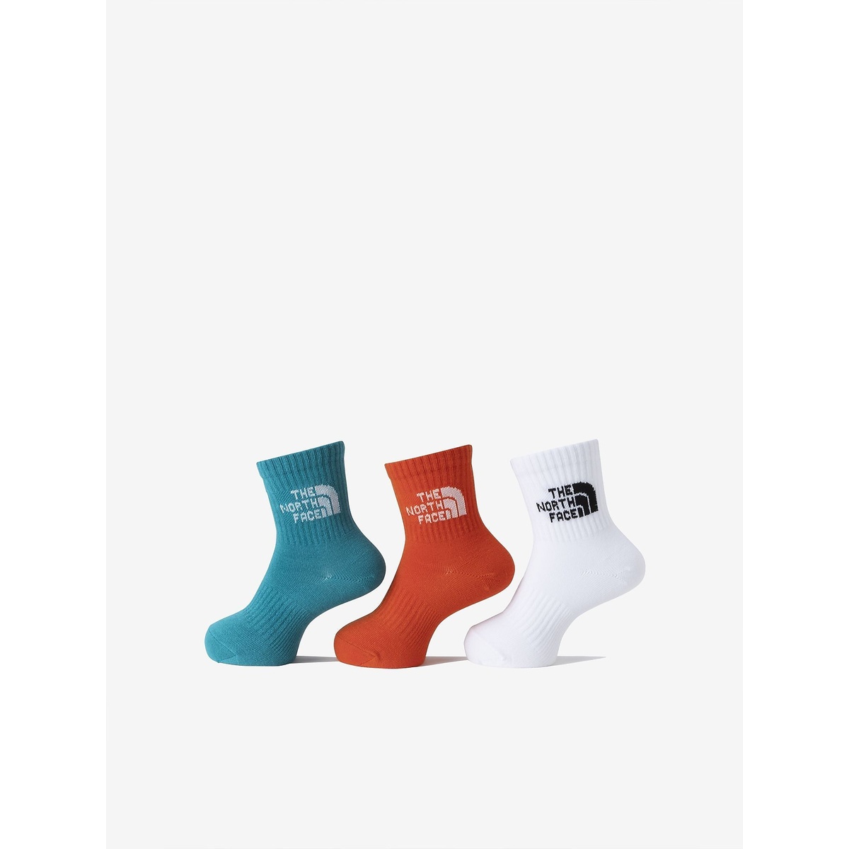 K J LOGO 3P CREW (TNF ジャカード ロゴ 3P クルー)