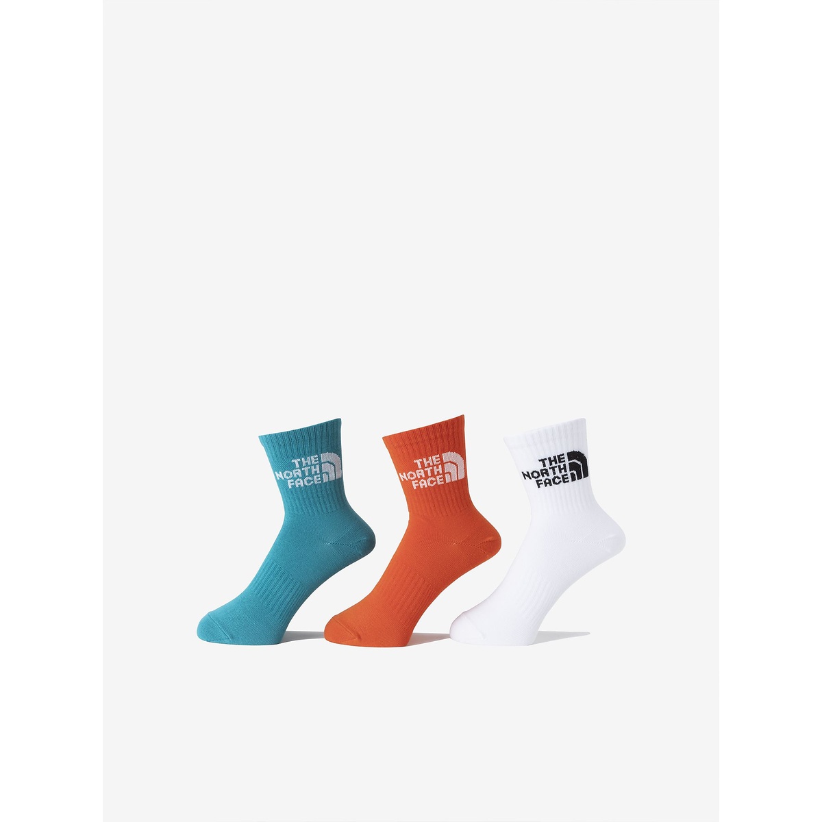 TNF Jacquard Logo 3P Crew (TNF ジャカード ロゴ 3P クルー)