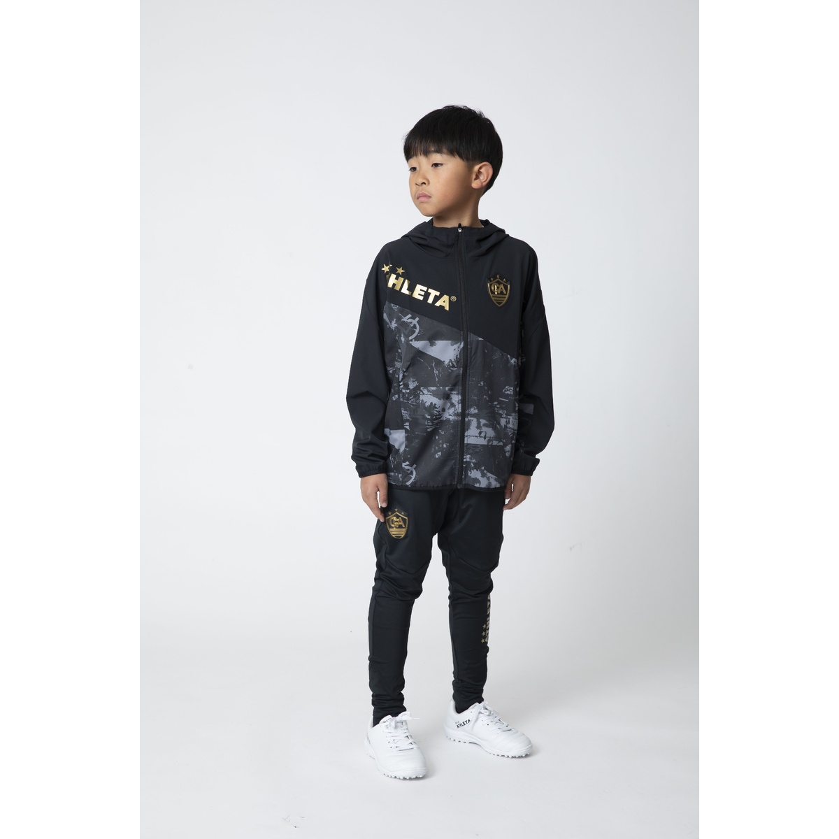 FCA Jrストレッチウィンドジャケット