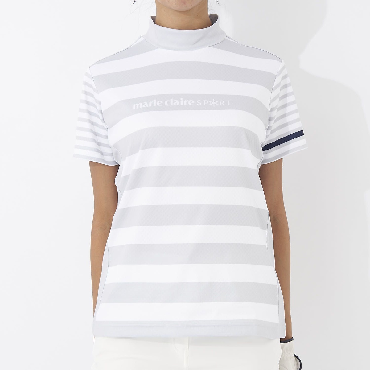 マリ.クレールハンソデ シャツ ガラ