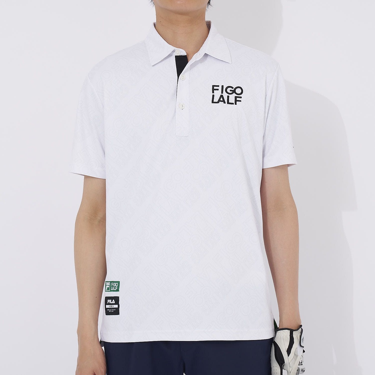 FILA GOLFハンソデ シャツ ガラ