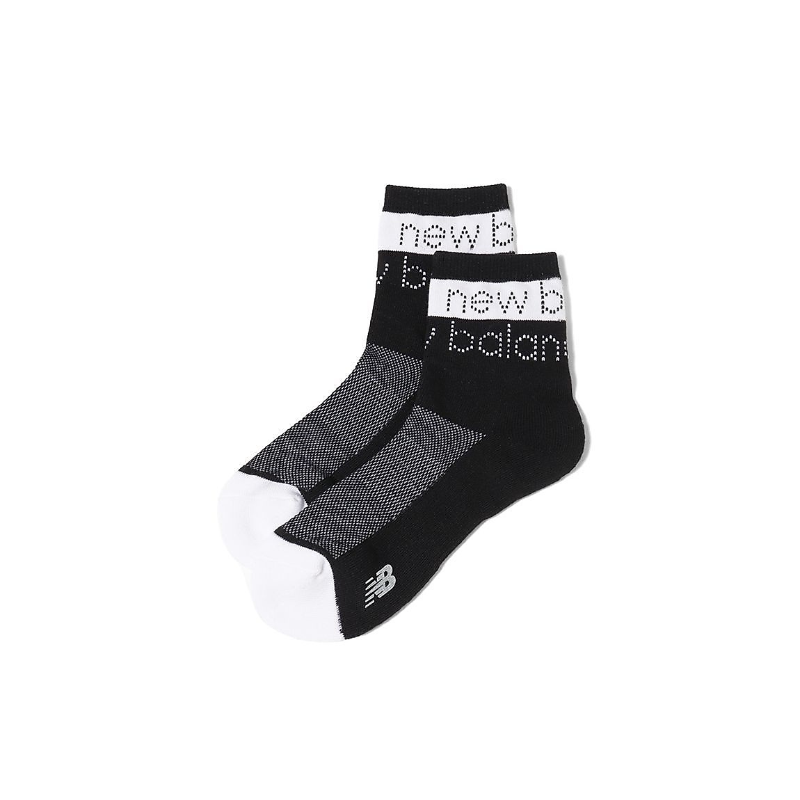 M　ピクセルロゴJQ　ミディアムショートソックス　SP