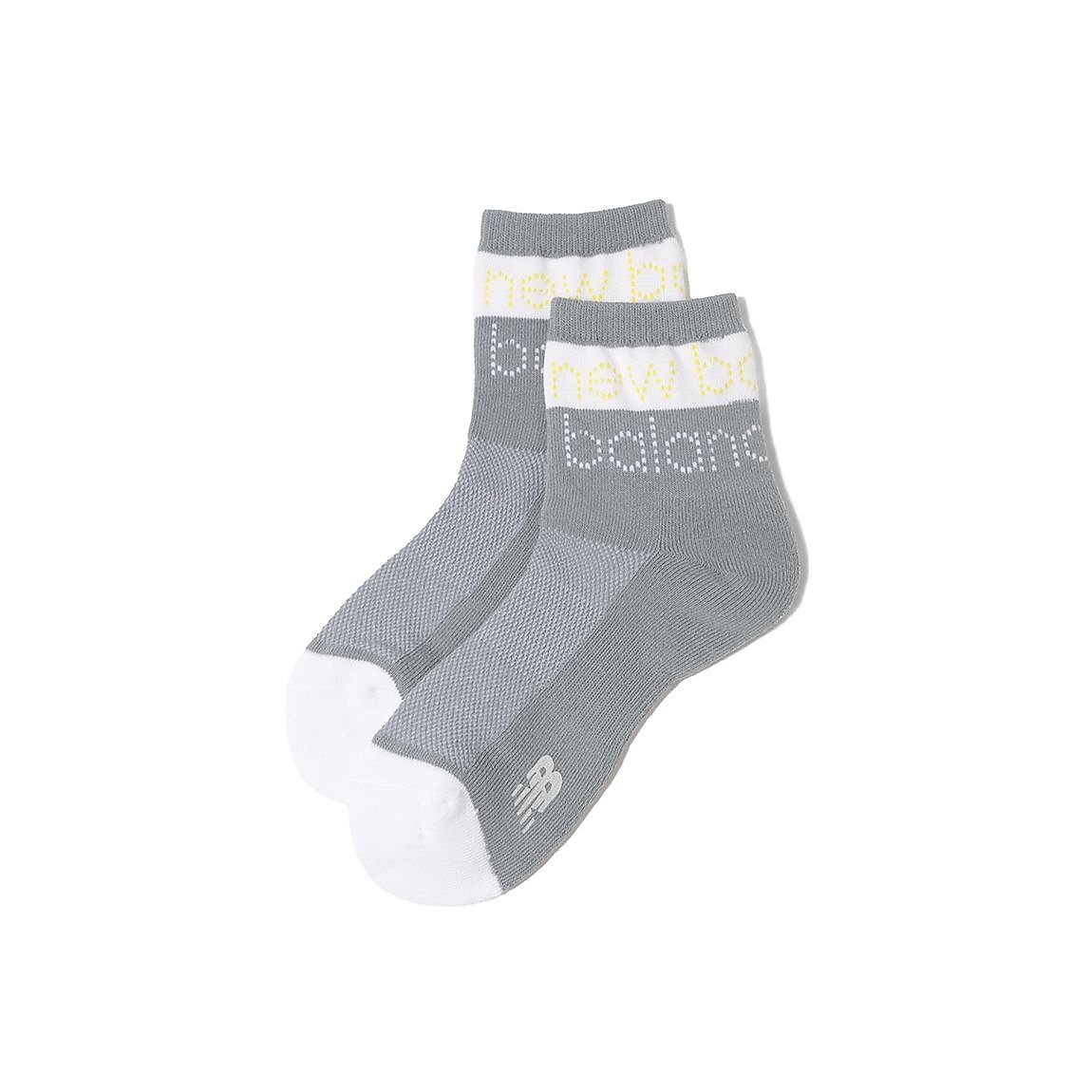 W　ピクセルロゴJQ　ミディアムショートソックス　SP