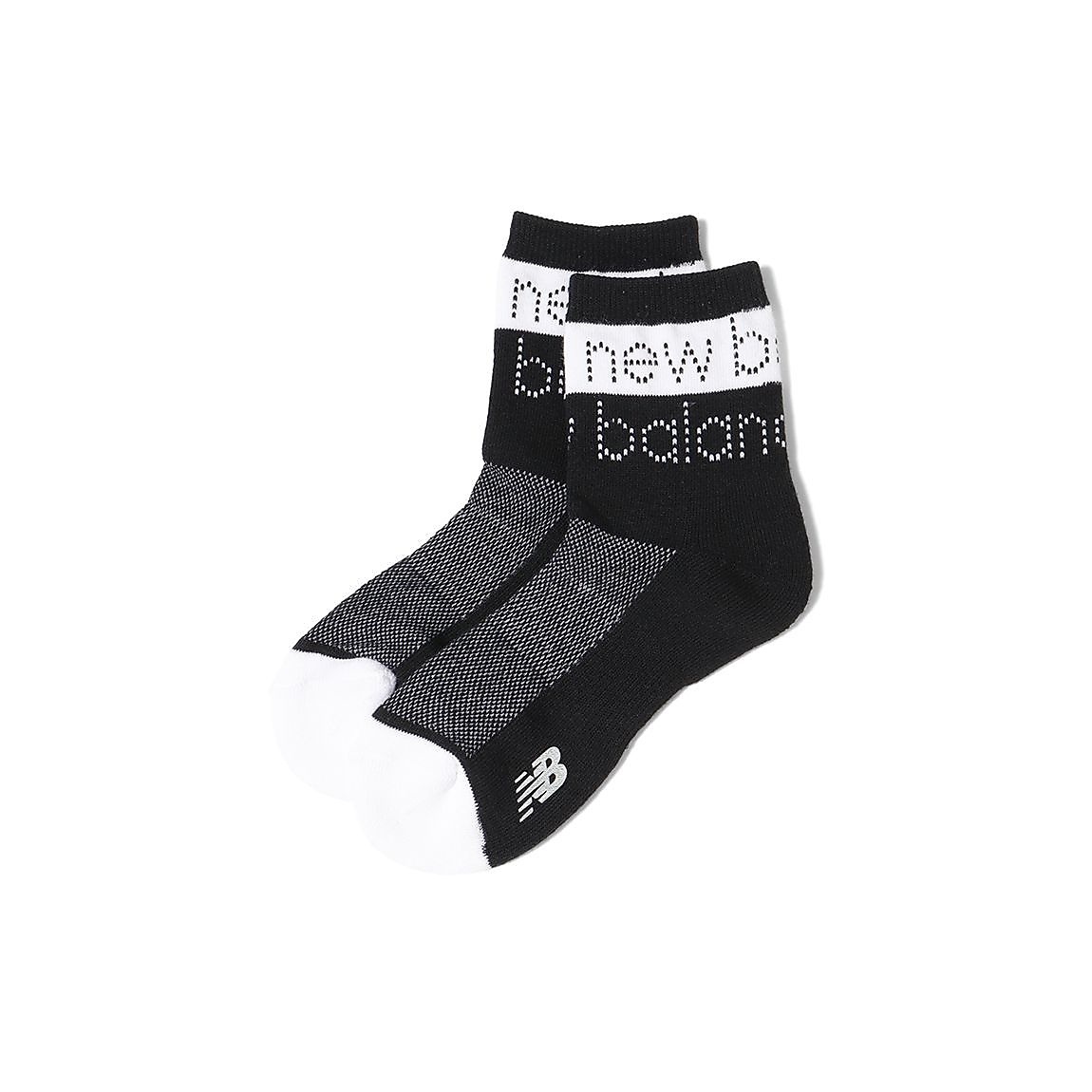 W　ピクセルロゴJQ　ミディアムショートソックス　SP