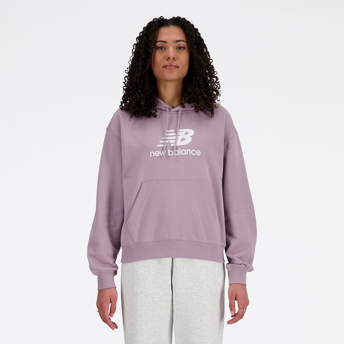 Sport Essentials Stacked Logo スウェットフーディ