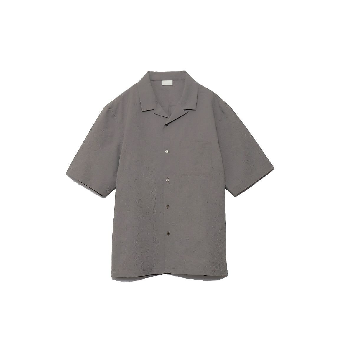 シアサッカー オープンカラーシャツ MENS