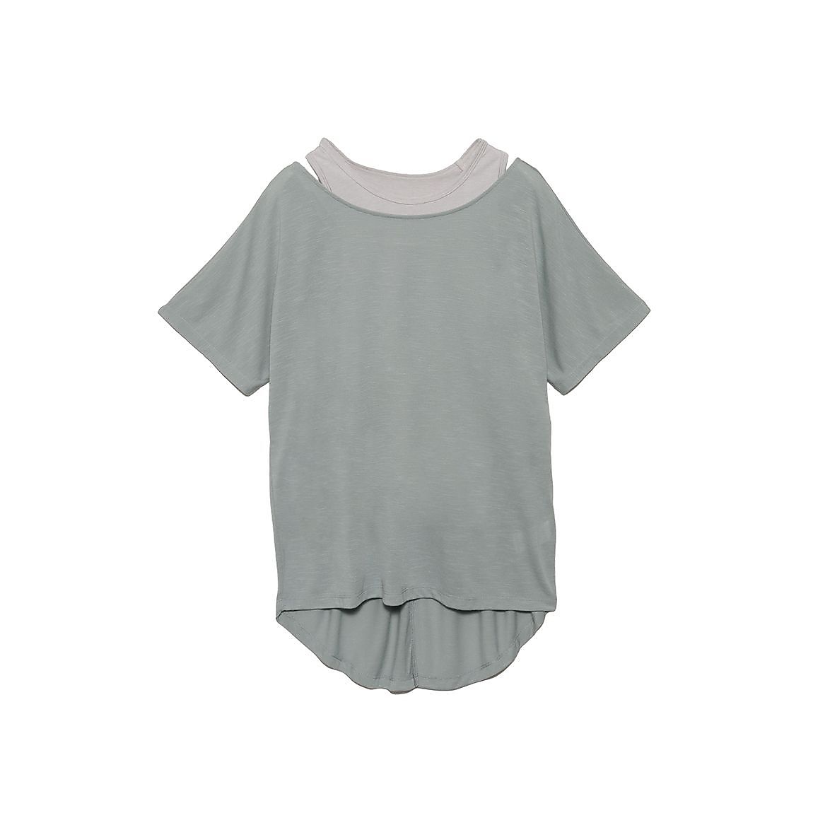 スラブ天竺×カチオン杢天竺 Tシャツ & タンク LADIES