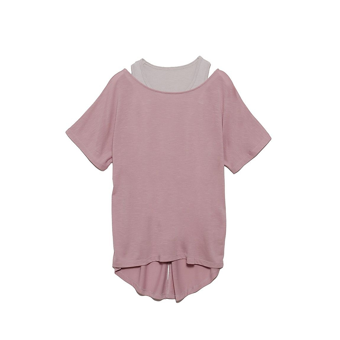 スラブ天竺×カチオン杢天竺 Tシャツ & タンク LADIES