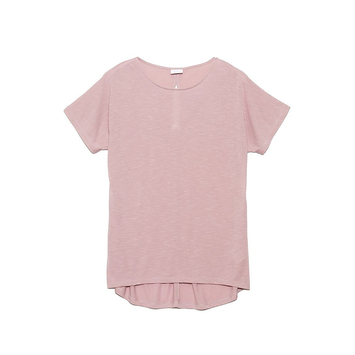 スラブ天竺 ドルマンチュニックTシャツLADIES