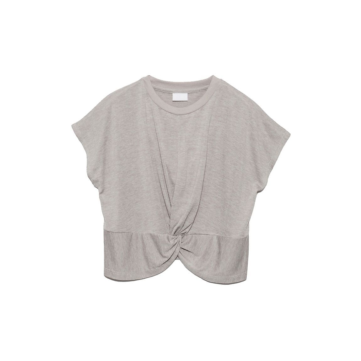 カチオン杢天竺 フロントツイストTシャツ LADIES