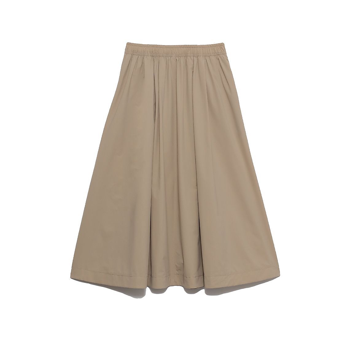 マイクロリップ ギャザーロングスカートLADIES