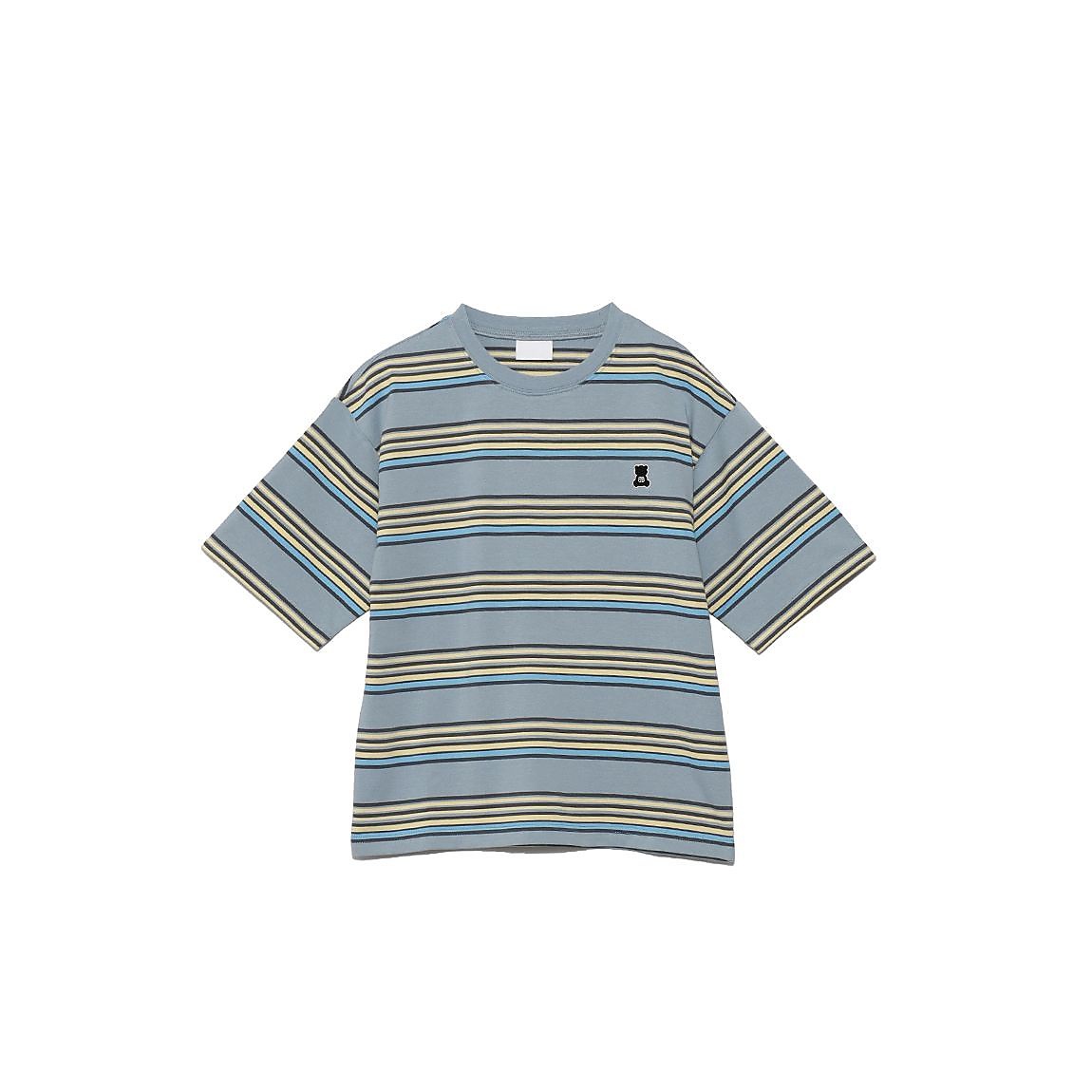 「Berry Bear」シリーズ マルチボーダーTシャツ JUNIOR