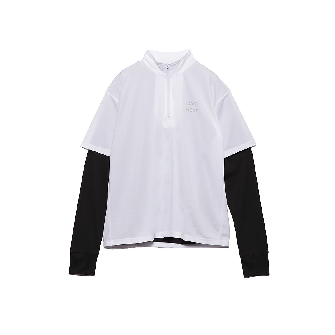 ハニカムメッシュスム-ス ハーフジップ＆長袖 MENS