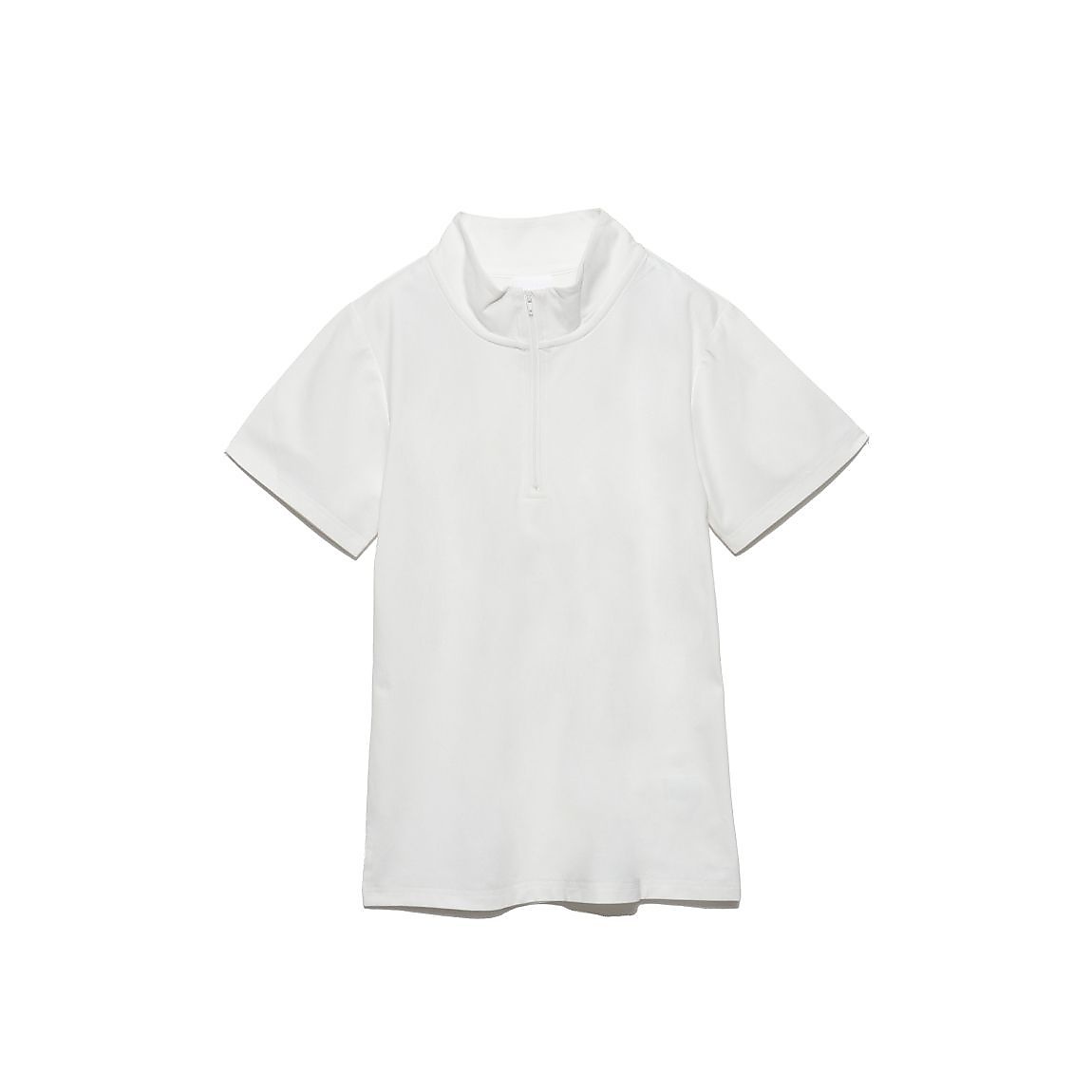 コットンタッチ天竺 ハーフジップTシャツ LADIES