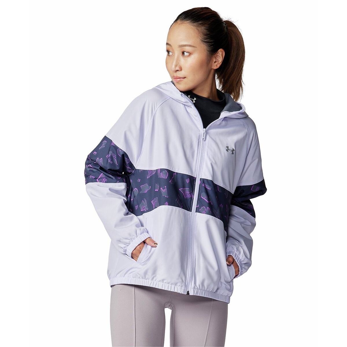 F24 UA TRICOT WOVEN FZ HOODIE