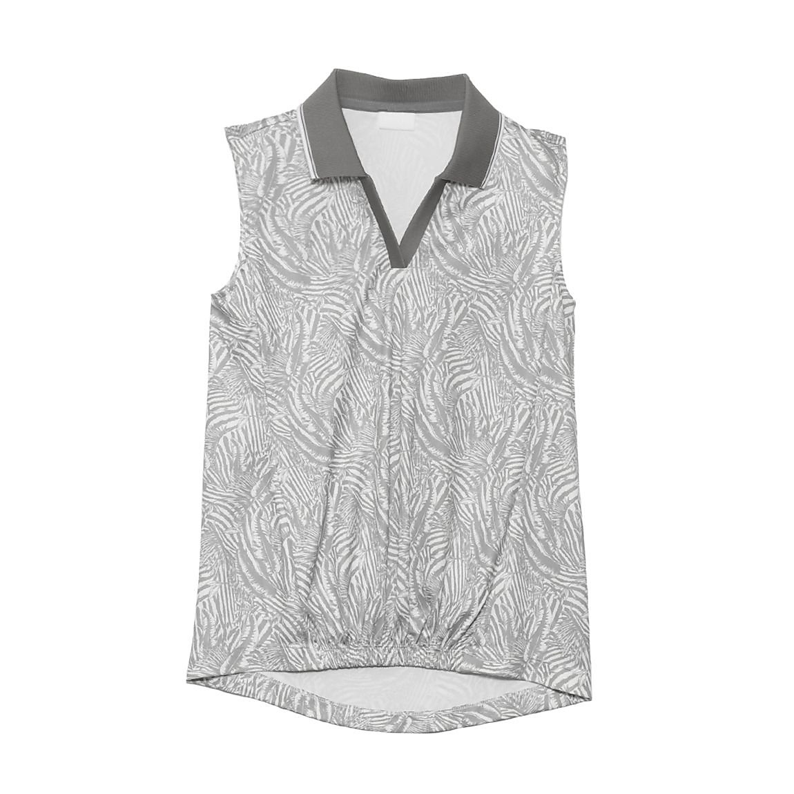 ポリエステルスムース for GOLF ボタニカルノースリポロ LADIES