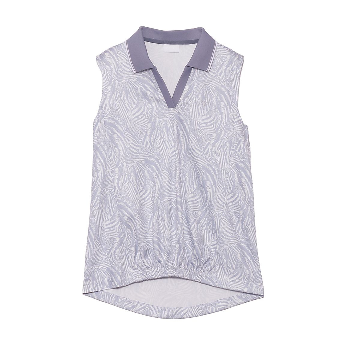 ポリエステルスムース for GOLF ボタニカルノースリポロ LADIES