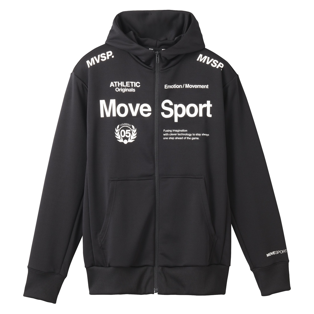 ライトスムーススウェット オーセンティックロゴ フルジップフーディー