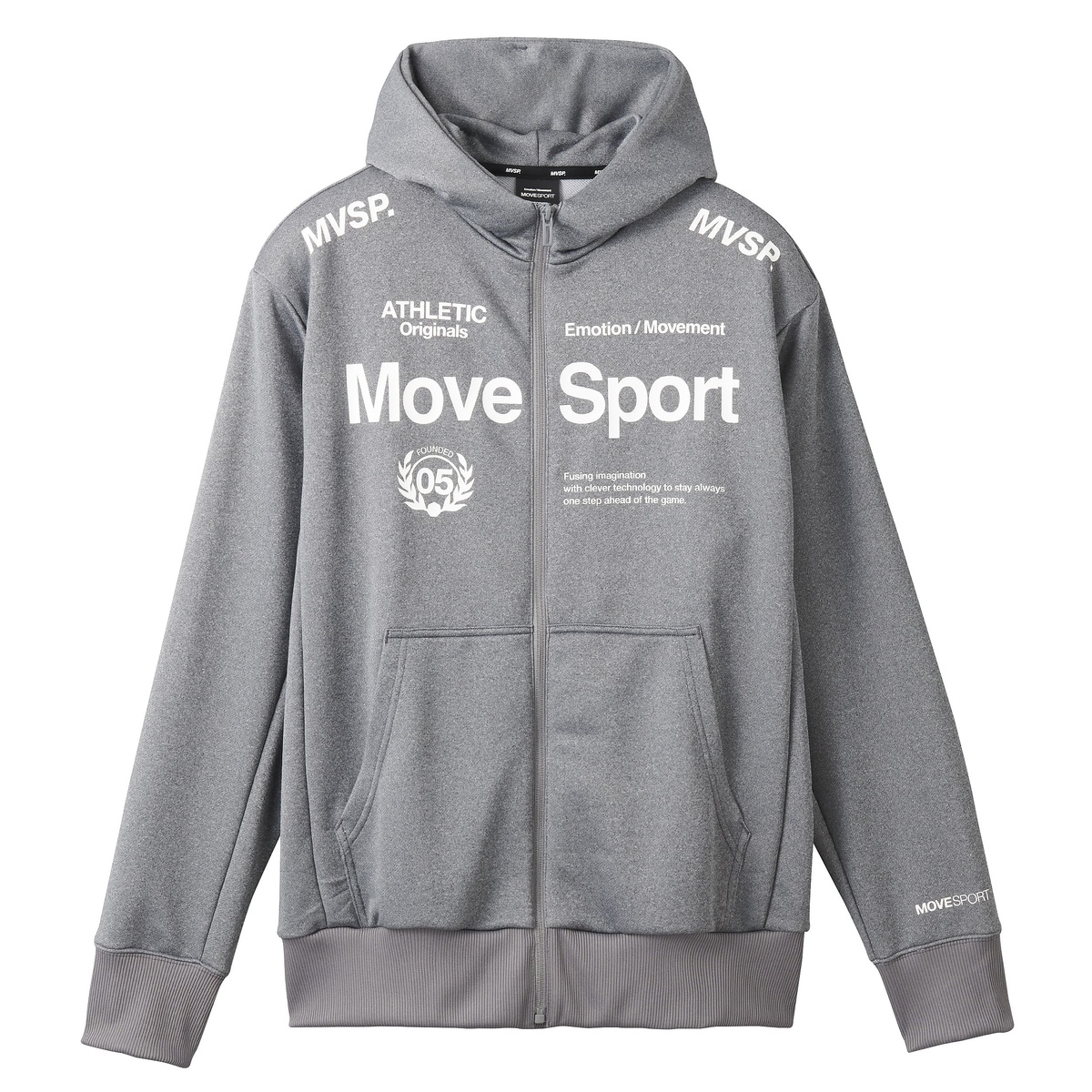 ライトスムーススウェット オーセンティックロゴ フルジップフーディー