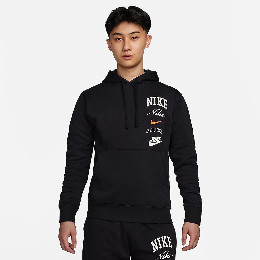 ナイキ クラブ BB スタック プルオーバー L/S フーディ
