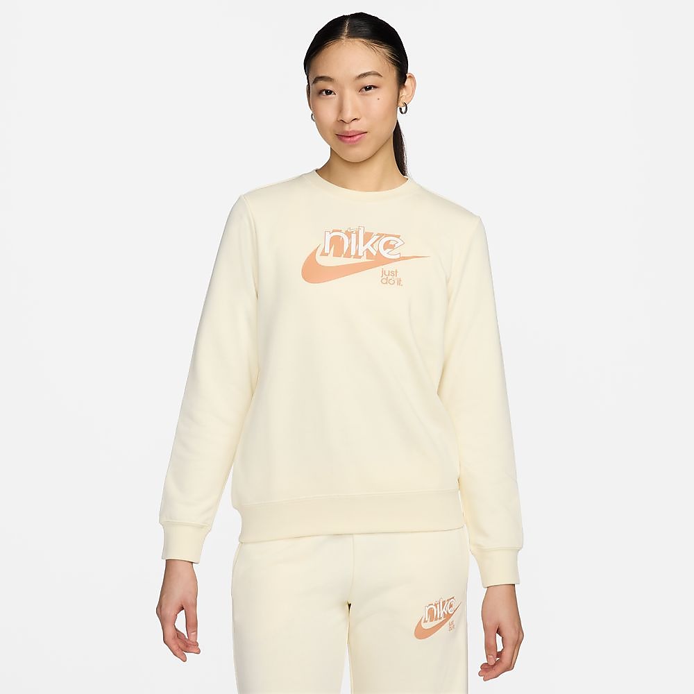 ナイキ ウィメンズ NSW クラブ フリース FT GX L/S クルー