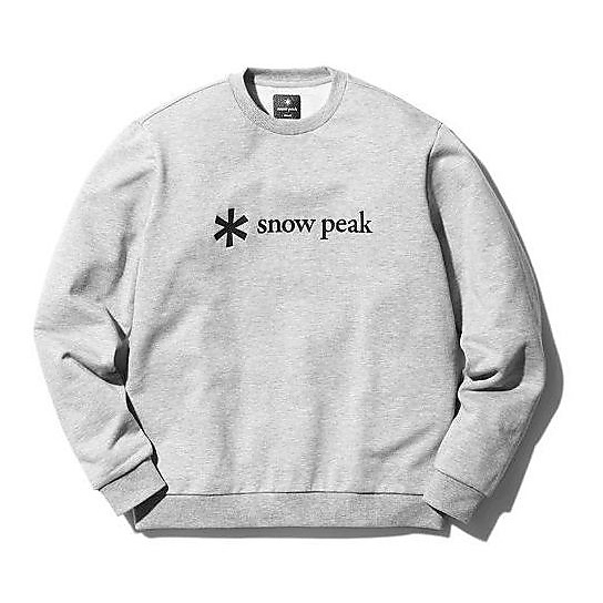 PRINTED LOGO SWEAT PULLOVER 1 M.GREY