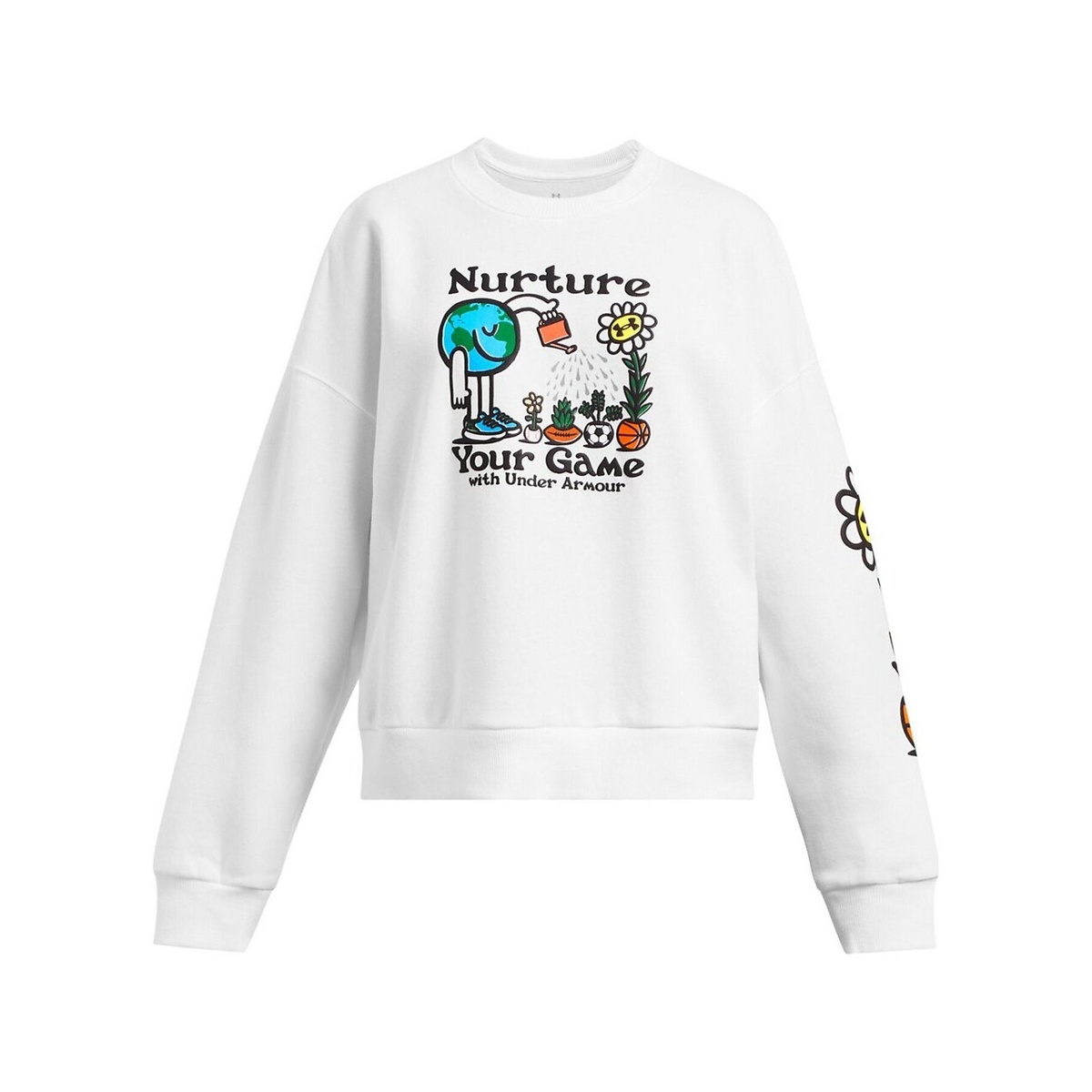 UA RIVAL FLEECE OVERSIZE NOVELTY CREW