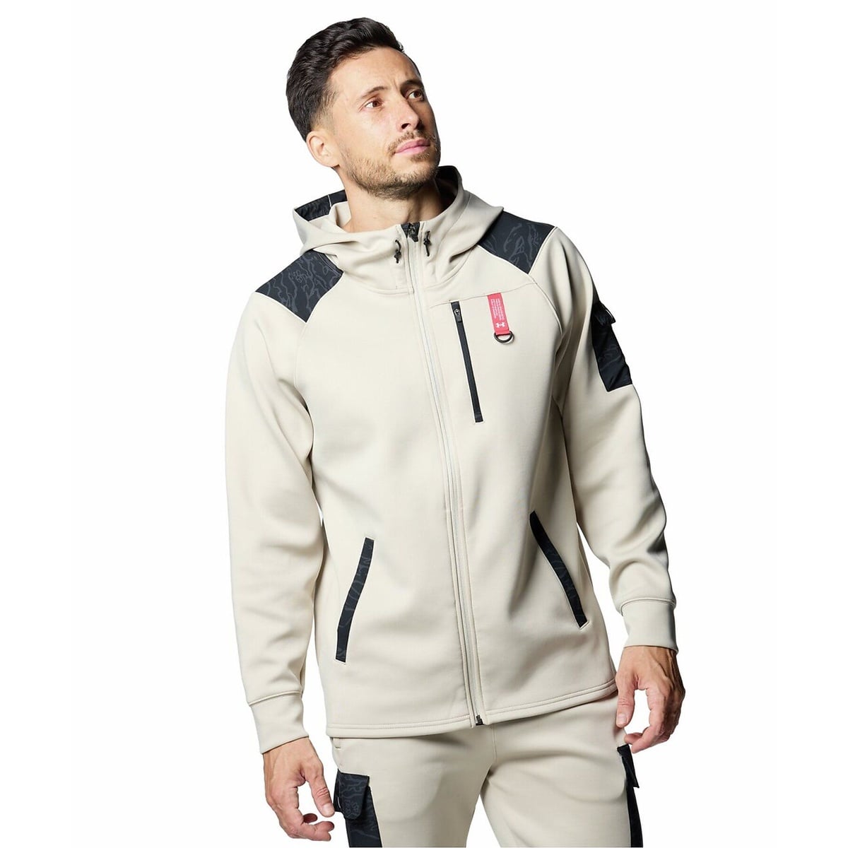 UA ARMOUR KNIT HYBRID FZ