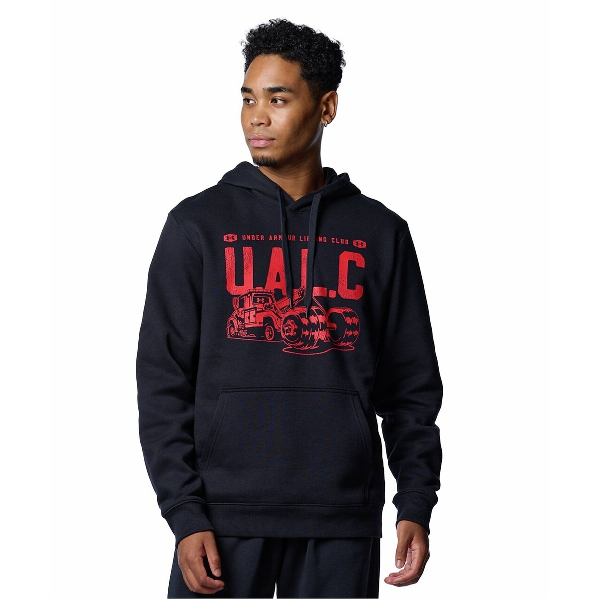 UA RIVAL FLEECE BL PRINTED