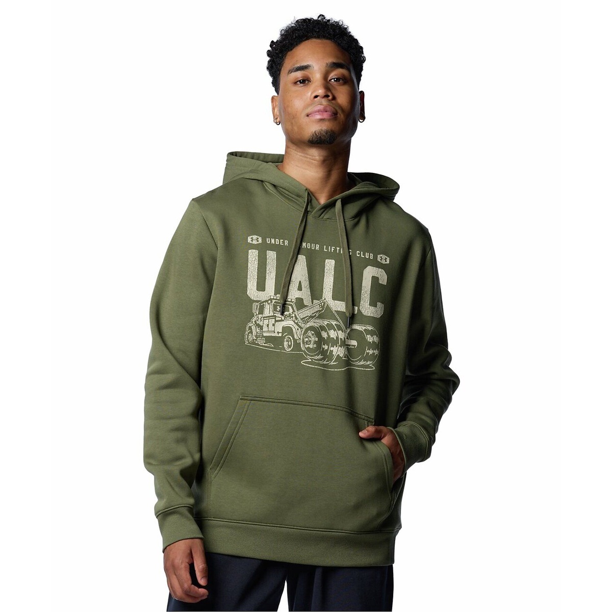 UA RIVAL FLEECE BL PRINTED