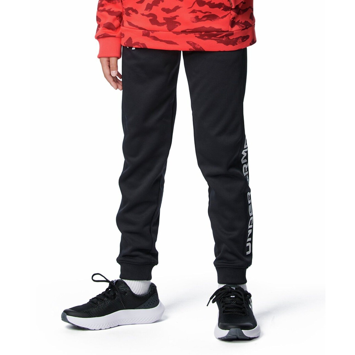 UA ARMOUR FLEECE PRINTED JOGGER PANTS