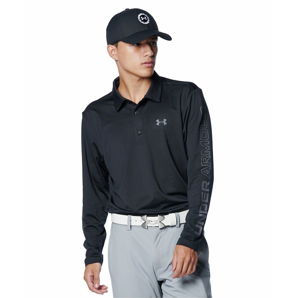 UA Playoff Wordmark LS Polo