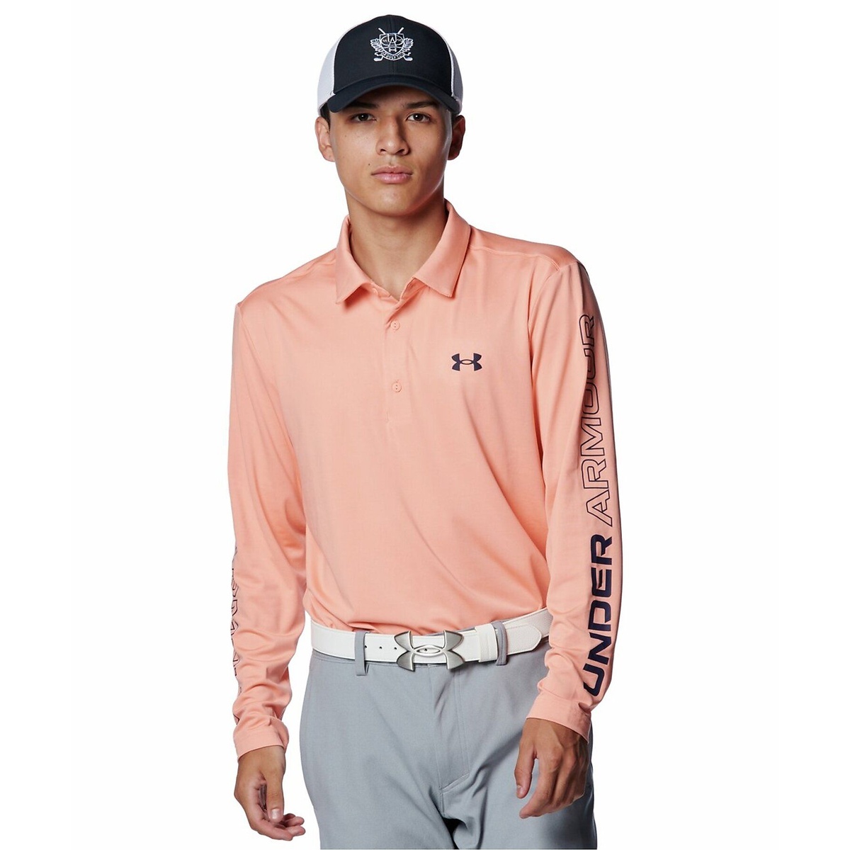 UA Playoff Wordmark LS Polo