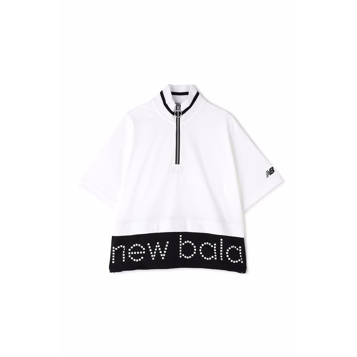 W　ツイルジャージー　ライトスウェットハーフジップPO　SP