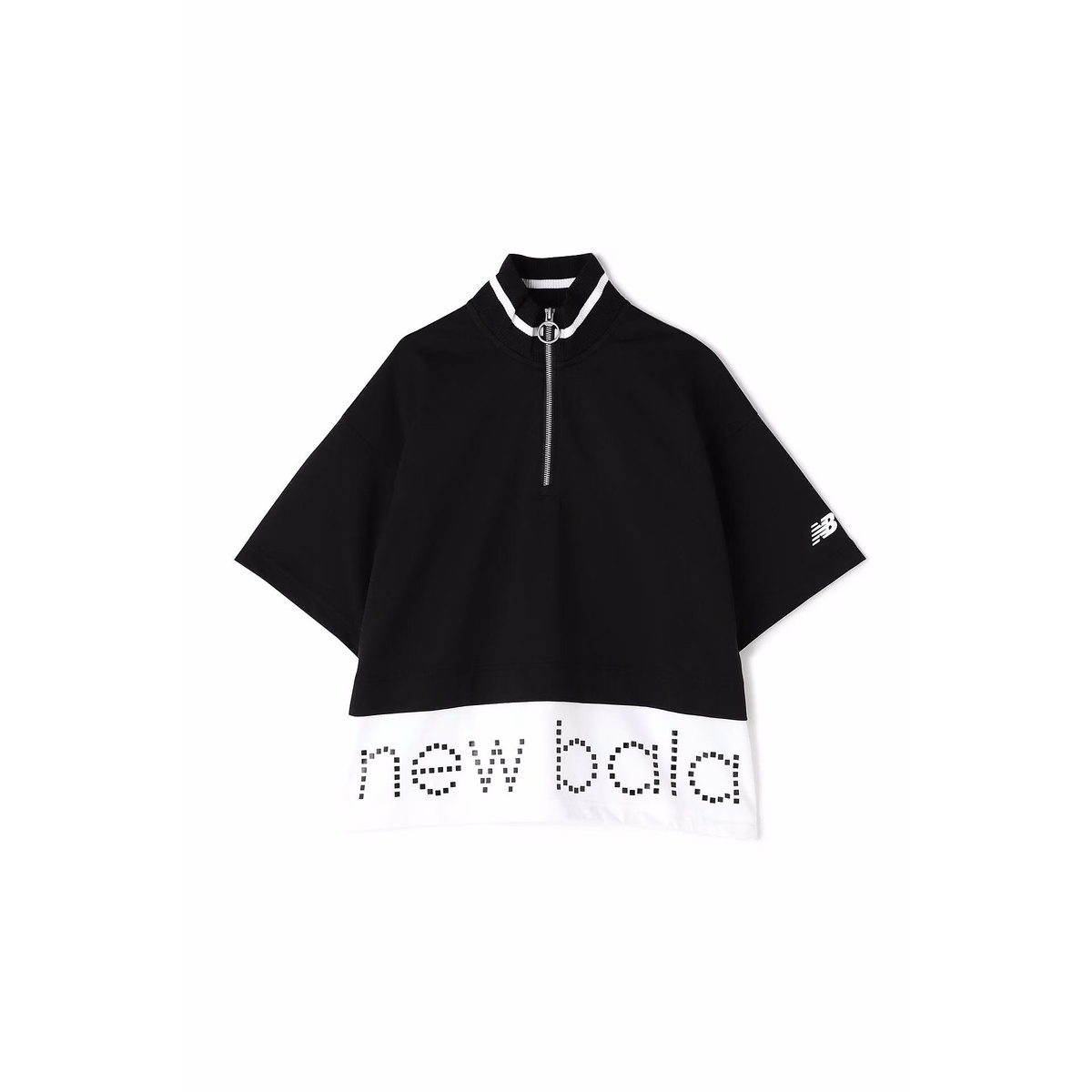 W　ツイルジャージー　ライトスウェットハーフジップPO　SP