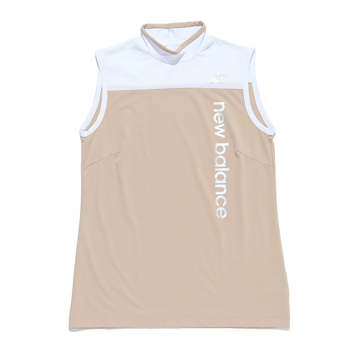 W　マイクロピケ　スリーブレスモックネックPO　SP