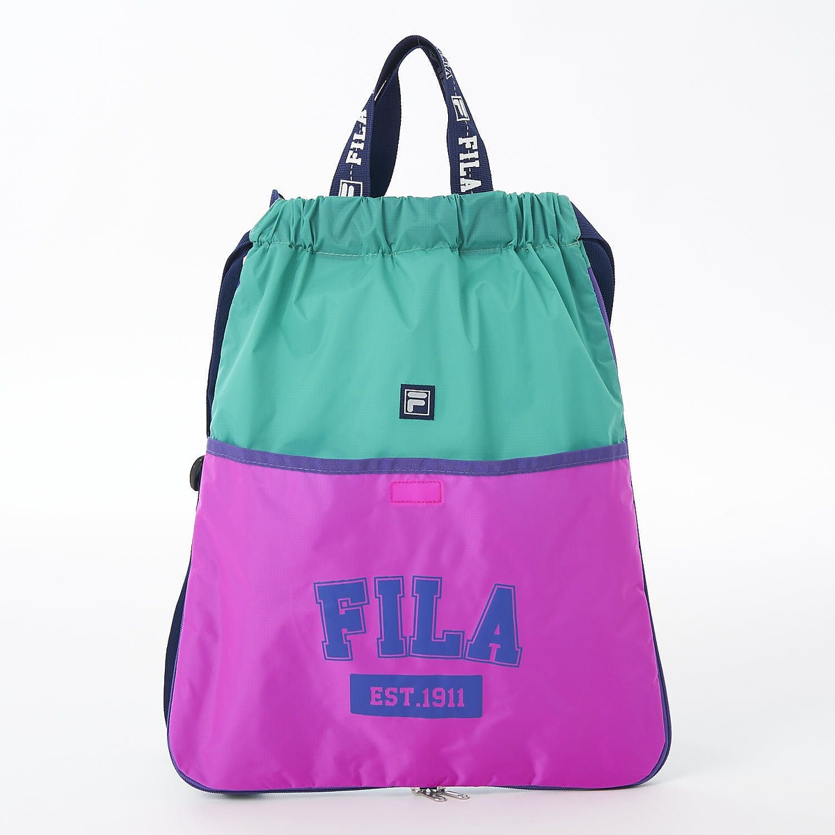 【FILA】マチ付きナップサック