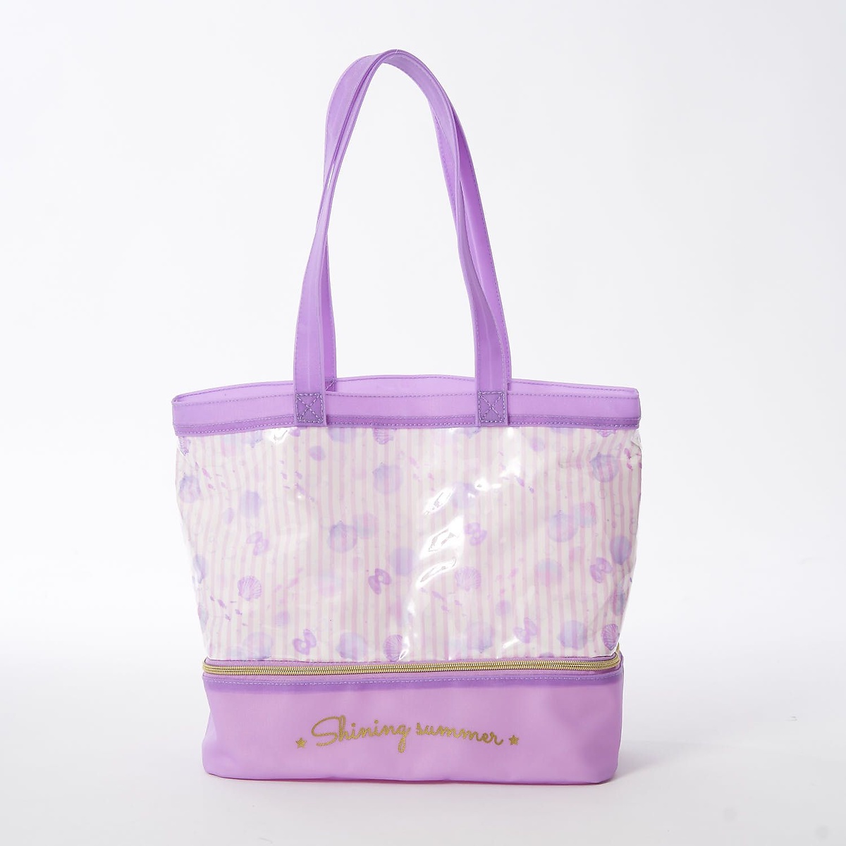 【ReyesReyes】シェル柄2重底トートバッグ