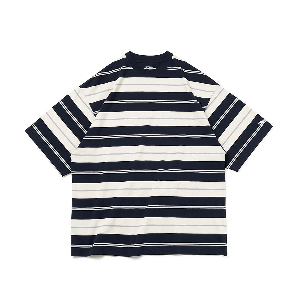 SS OS TEE MULTI BORDER NVY