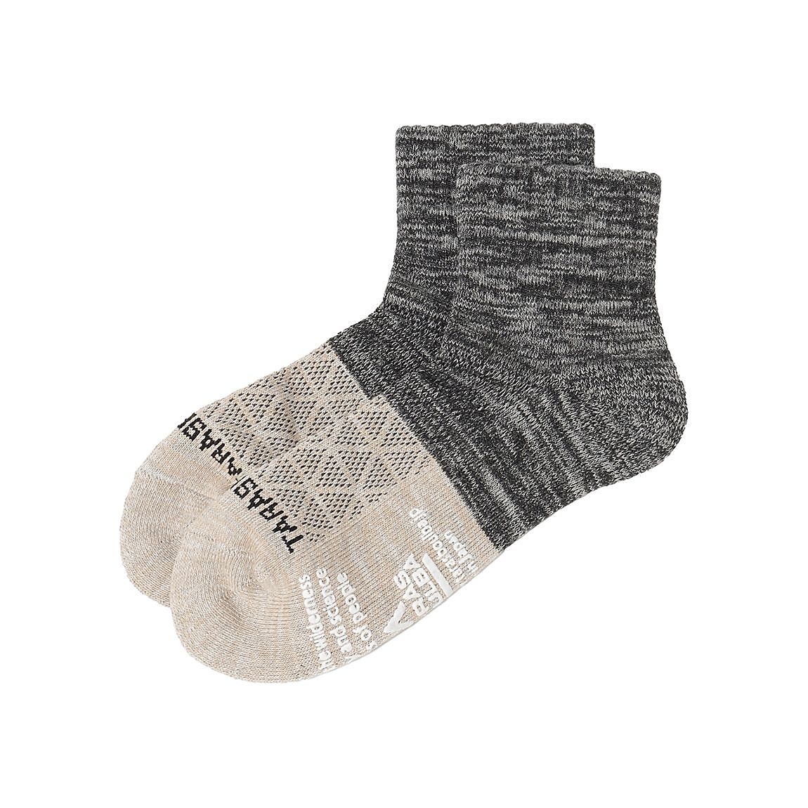 2面切替ローゲージショートソックス