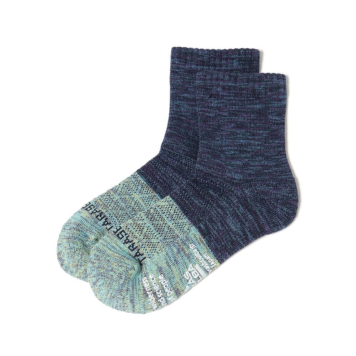 レディース 2面切替ローゲージミドルソックス