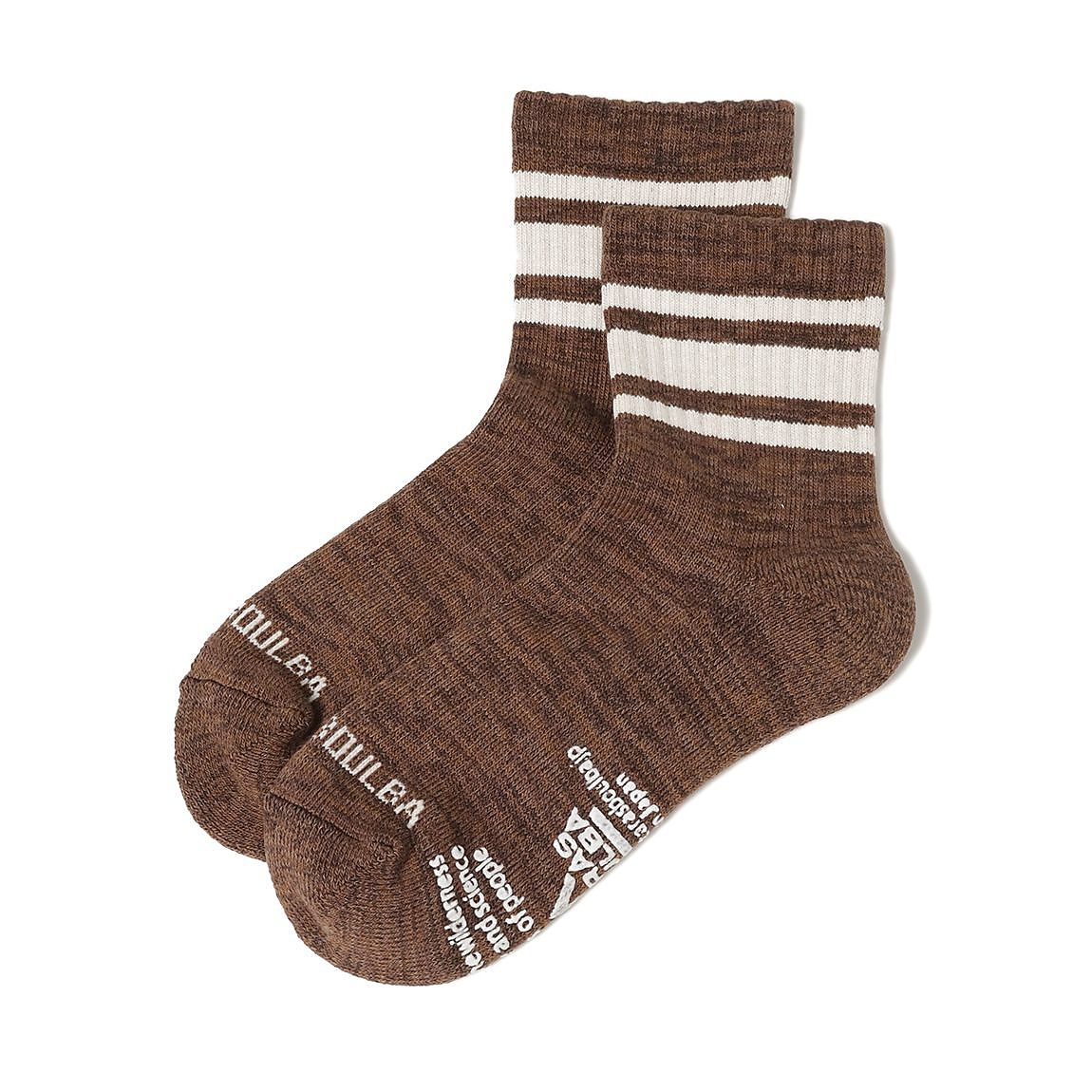 レディース ラインローゲージミドルソックス